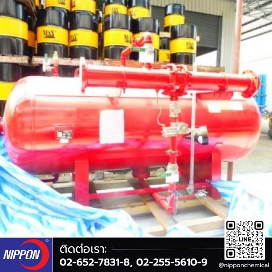 ติดตั้งสปริงเกอร์ หัวฉีดน้ำโฟมระบบดับเพลิง