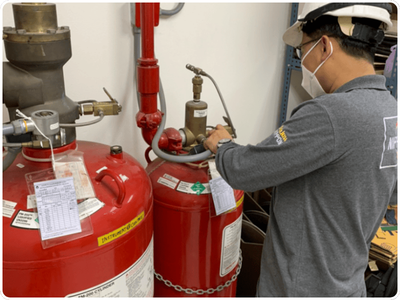 รับทดสอบระบบดับเพลิง